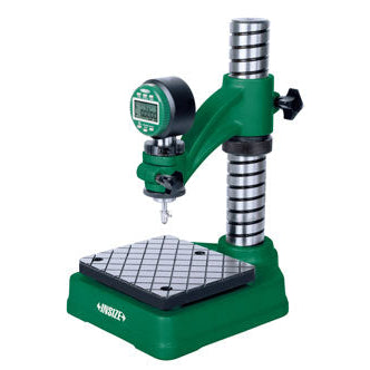 Dial Indicator Stand with fine adjustment | Insize 6846 | Vertical travel 140mm | Grid anvil, flatness 0.001mm