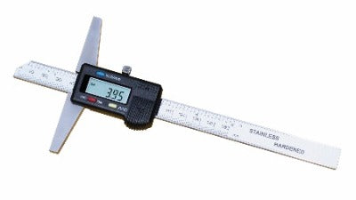 Electronic Digital Depth Gauge Without Hook DIN 862 0-150mm/0-6" ; 0-200/0-8"
