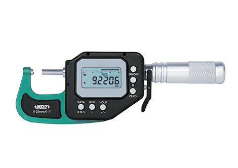 High Precision Digital Micrometers/Snap Gauges IP65 | Insize 3350 Series | Ranges from 0-100mm/3.95" | Adjustable Resolution