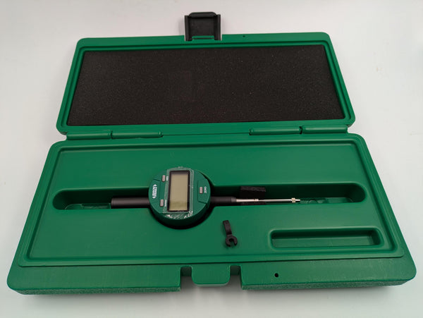 Waterproof Digital Dial Indicator | Insize 2115 Series | Range 12.5mm/0.5" | Resolution 0.01mm/0.005"