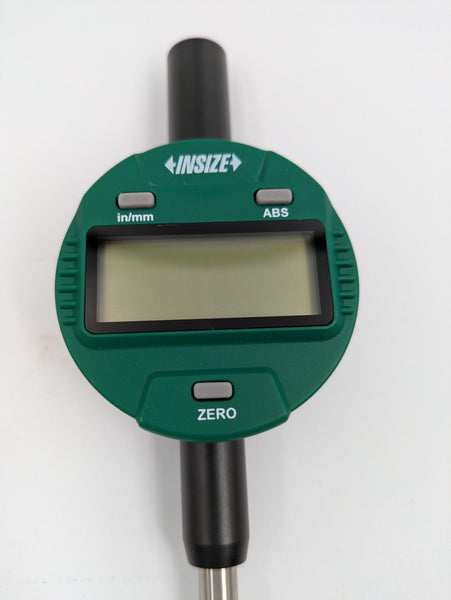 Waterproof Digital Dial Indicator | Insize 2115 Series | Range 12.5mm/0.5" | Resolution 0.01mm/0.005"