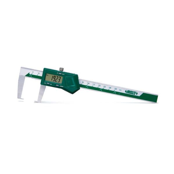 Insize 1187 Series Digital Outside Neck Caliper for measuring grooves and recesses | 0-150mm/0-6"