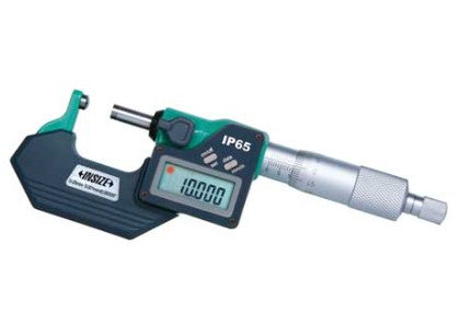 Digital Spherical Anvil Tube Micrometer | Insize 3560 Series | Range 0-25mm | 25-50mm | 50-75mm | 75-100mm | Resolution 0.001mm/0.0005"