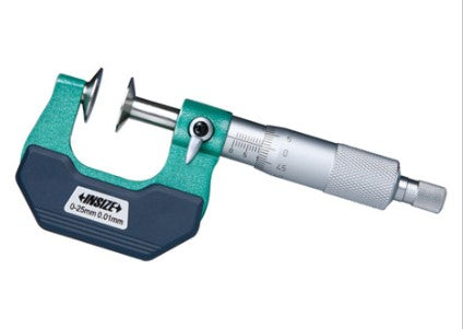 Disk Micrometer | Insize 3282 Series | Range 0-25mm | 25-50mm | 50-75mm | 75-100mm | DIN863-3 | Graduation 0.01mm