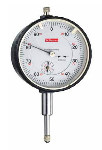 Kafer Dial Gauge M 2 X | M 2 XS (Shockproof) | Reading - 0.01mm | Range - 10mm | Bezel Ø 58mm