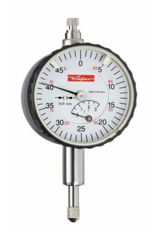 Kafer Small Dial Gauge KM 4 T | Reading - 0.01mm | Range - 3mm