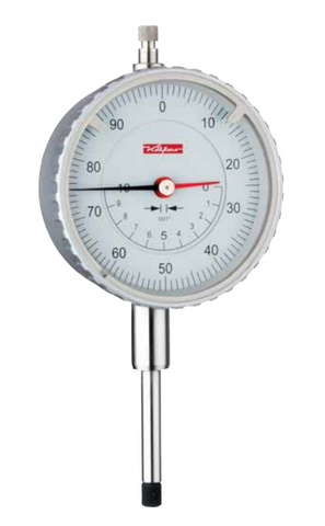 Kafer Inch Dial Gauge ZMU 52/30 T | Reading - .001" | Range - .1" | Bezel Ø 2 1/4"