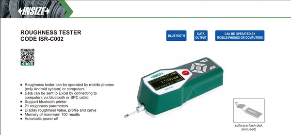 Surface Roughness Tester | Insize ISR-C Series | 4mN Measuring Force