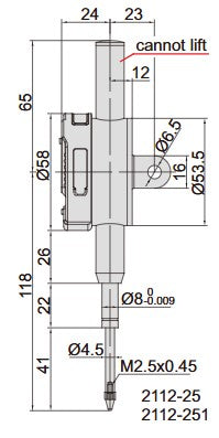 Insize Digital Dial Indicator 2112 Series (Standard Type)