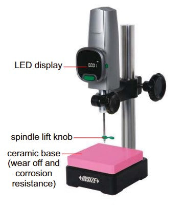 Digital Height Gauge 1157 Series (Insize) | Range 0-50mm | Resolution 0.001mm/0.00005" | Granite or Ceramic Base