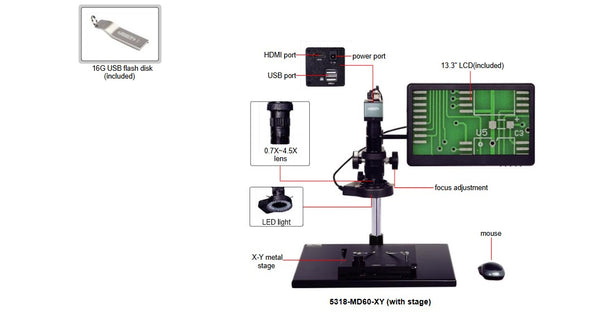 Digital Measuring Microscope | Insize 5318 Series