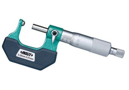 Spherical Anvil Tube Micrometer | Insize 3260 Series | Range 0-25mm | 25-50mm | 50-75mm | 75-100mm | DIN863-3 | Graduation 0.01mm
