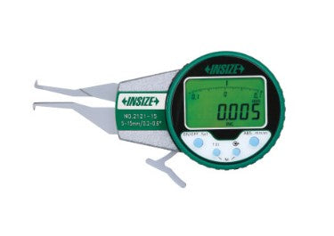 Digital Internal Caliper Gauges | Insize 2121 Series | Range 5-15mm/0.2-0.6" | 5-25mm/0.2-1.0" | 10-30mm/0.4-1.2" | 20-40mm/0.8-.6" | 30-50mm/1.2-2.0" | 40-60mm/1.6-2.4" | Resolution 0.005mm/0.0002"