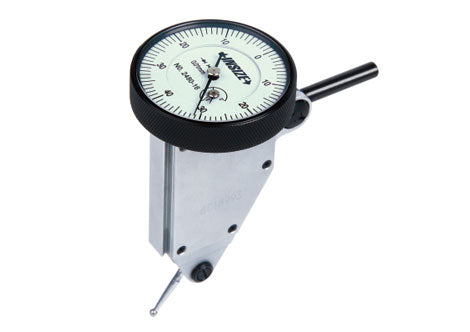 Large Range Vertical Type Dial Test Indicator | Insize 2480-16 | Range 1.6mm | Graduation 0.01mm | Dial Reading 0-40-0 | Bezel Diameter 37mm