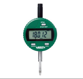 IP54 Waterproof Digital Indicators For Bore Gauges | Insize 2137 Series | Range 12.7mm/0.5" | Resolution 0.002/0.0001" / 0.001/0.00005" | Flat Back