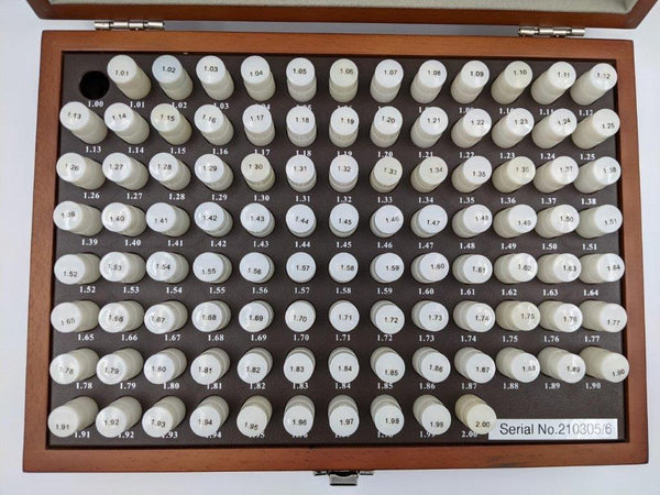 Steel Pin Gauge Sets Class ZZ (0.01mm increments)