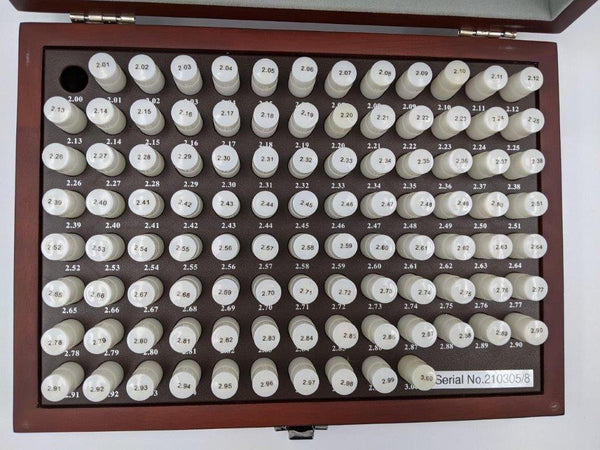 Steel Pin Gauge Sets Class ZZ (0.01mm increments)