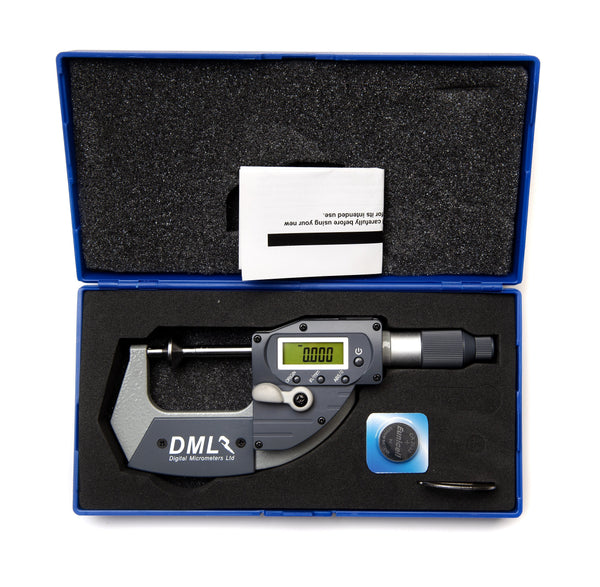 DM5025PAD Disc Snap Micrometer 0-25mm (0-1″)