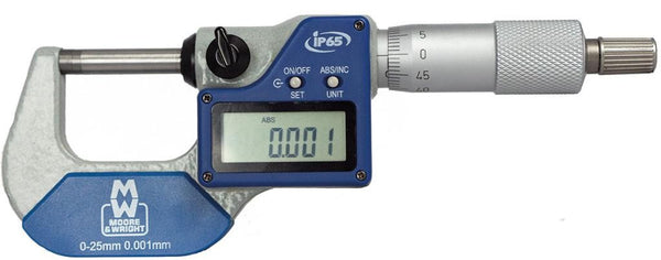 Moore & Wright Digital Micrometer IP65 up to 300mm
