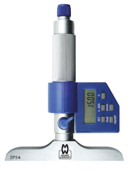 Moore & Wright Digital Depth Micrometer 305-DDL Series