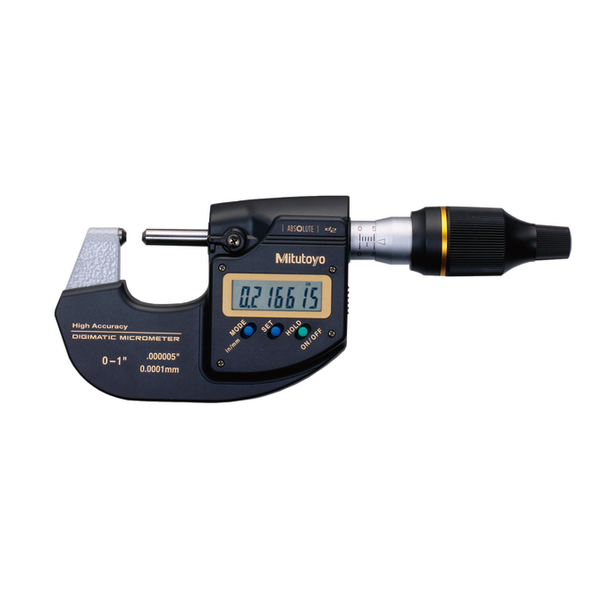 Mitutoyo 293-130-10 MDH 0.0001mm Digimatic High-Accuracy Micrometer 0-25mm (0-1″)