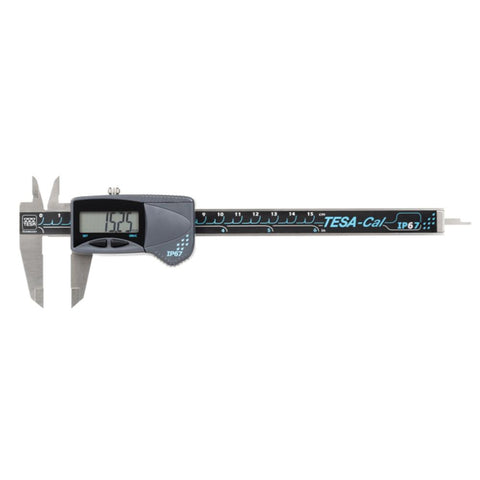 TESA-Cal IP67 Digital Caliper Square Depth Rod 0-150mm (0-6″)