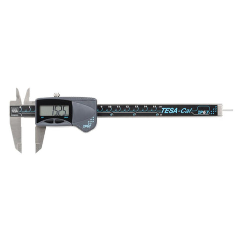 TESA-Cal IP67 Digital Caliper Round Depth Rod 0-150mm (0-6″)