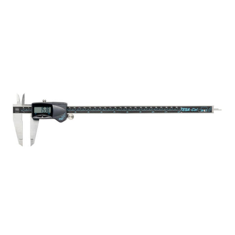 TESA-Cal IP67 Digital Caliper Square Depth Rod with Thumb Roller 0-300mm (0-12″)