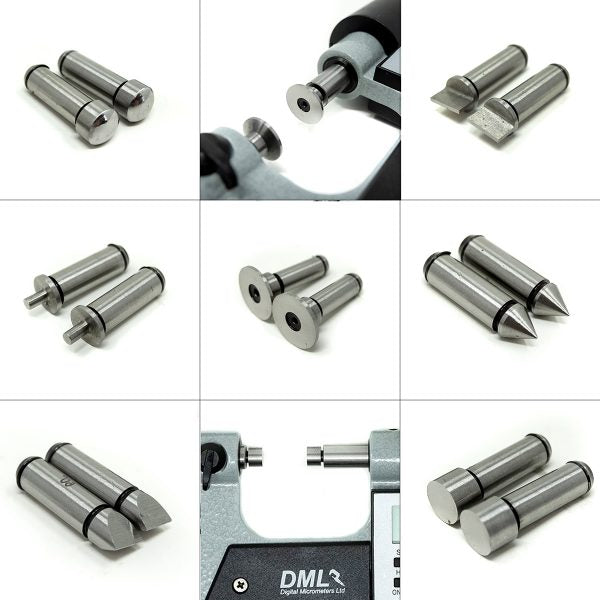 DM4100 Universal Multi Anvil Micrometer 0-25mm (0-1″)