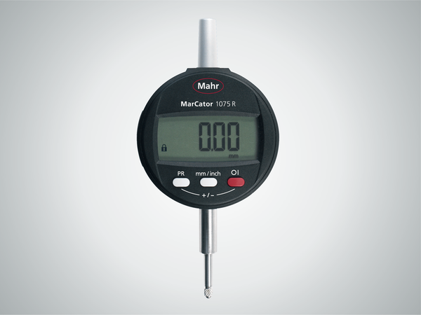 Mahr MarCator 1075 Digital Indicator | 12.5mm/0.5" | Resolution 0.01mm/0.0005" ; 0.005mm/0.00001" ; 0.001mm/0.00005"