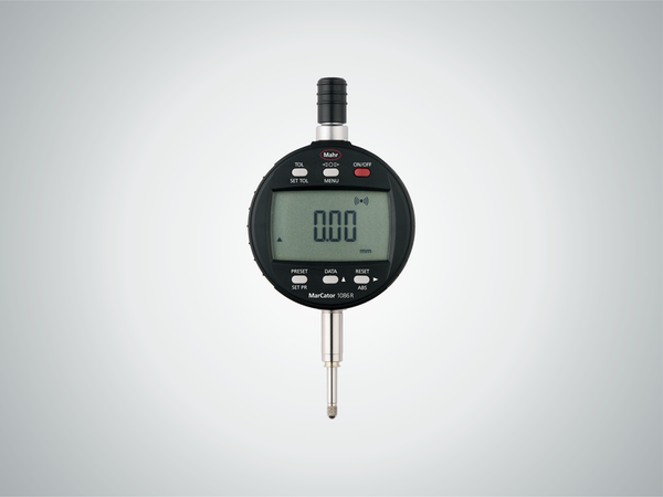 Mahr MarCator 1086 Ri Digital Indicator: Range 12.5mm/0.5"; Resolution 0.01mm OR Selectable