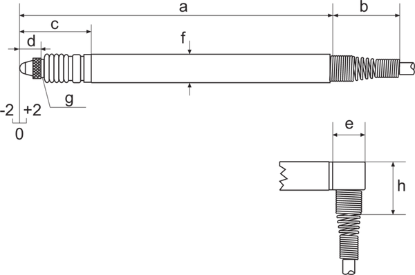 Mahr Millimar P2004 T Inductive Probe : ± 2 mm (Tesa Compatible)