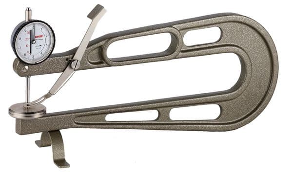 KAFER Dial Thickness Gauges with Lifting Lever - Reading: 0.1 mm Jaw Depth K100, K200, K300 & K400