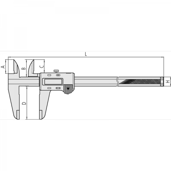 Mitutoyo 500 506 10 Digital ABS Caliper SPC Data Output 0 600mm 0