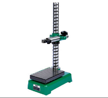 Dial Indicator Stand | Insize 6864 Series | 150x100mm steel/ceramic serrated anvil | Vertical travel of holder 250mm | Fine adjustment entire stroke | Holding stem diameter 8mm