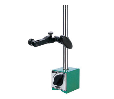 Magnetic Dial Indicator Stand (For 0.001mm Dial and Dial Test Indicators) | Insize 6221-80 | 8kgf force | Fine adjustment and dovetail groove | Holding stem diameter 8mm