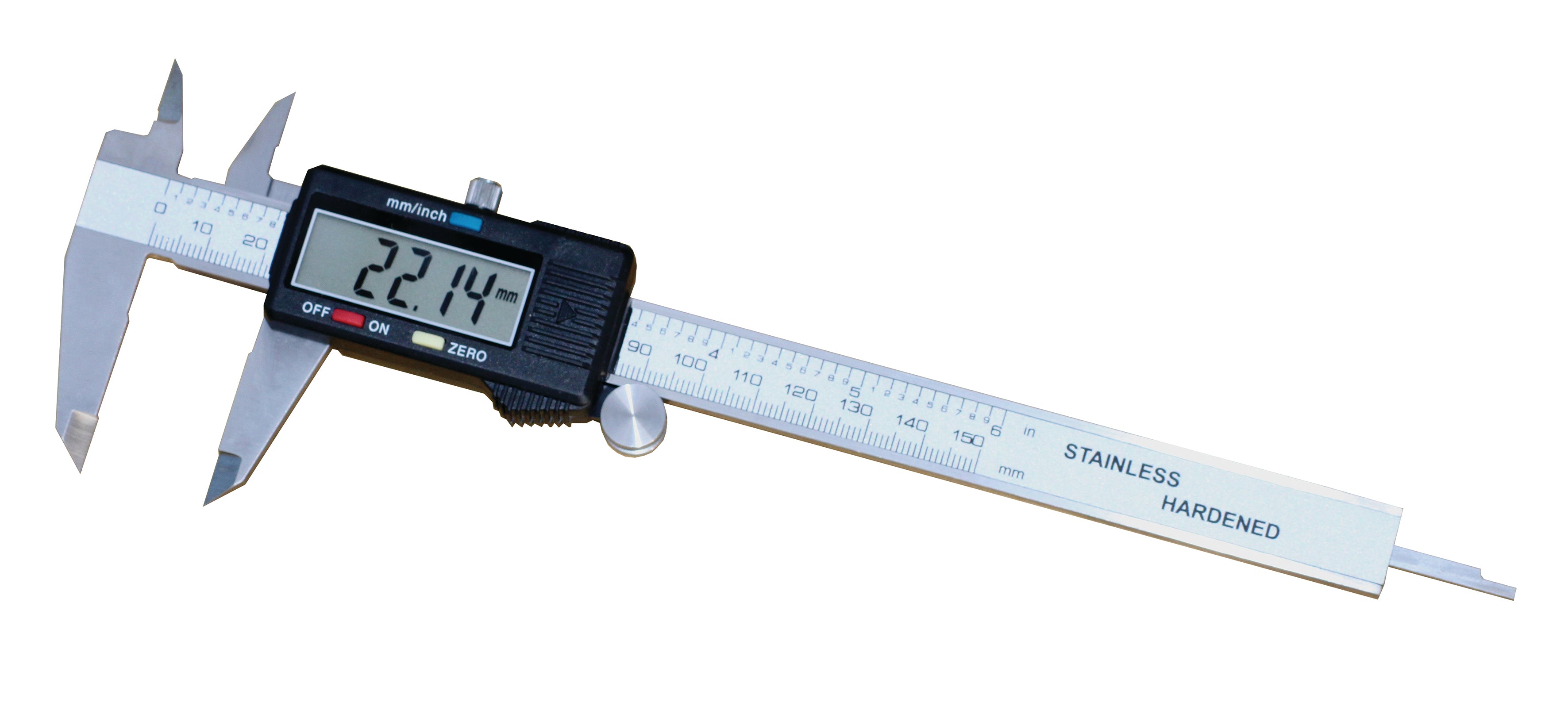 Elektronische digitale Messschieber DIN 862 – 0–150 mm/0–6 Zoll; 0