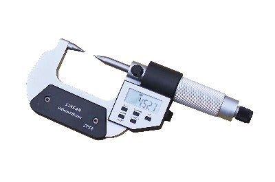 Digital Point Micrometers IP54 Splash Proof DIN 863, 0-25mm/0-1" ; 25-50mm/1-2" Resolution: 0.001mm/0.00005"