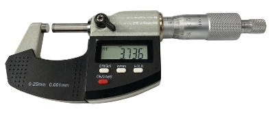 Digitale Mikrometer DIN 863 - 0-25mm/0-1" ; 25-50mm/1-2" ; 50–75 mm/3–4 Zoll; 75–100 mm/3–4 Zoll Auflösung: 0,001 mm/0,00005 Zoll
