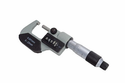 Digit Micrometers - 0-25mm/0-1"; 25-50mm/1-2"; 50-75mm/2-3"; 75-100mm/3-4" Resolution: Metric 0.01mm / Inch 0.001”