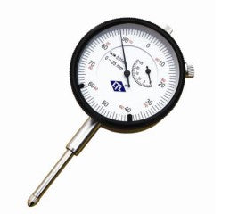 Tłokowe wskaźniki zegarowe | Zakres 10mm/1/2" LUB 25mm/1"| Tarcza tarczy 60 mm/2,35" | Rozdzielczość 0,01 mm/0,001" | Czarna LUB biała tarcza