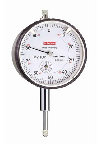 Kafer Dial Gauge M 2 TOP | M 2 TOP S | Reading - 0.01mm | Range - 10mm | Bezel Ø 58mm
