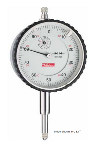 Kafer Dial Gauge MU 52 T | Reading 0.01mm | Range 10mm
