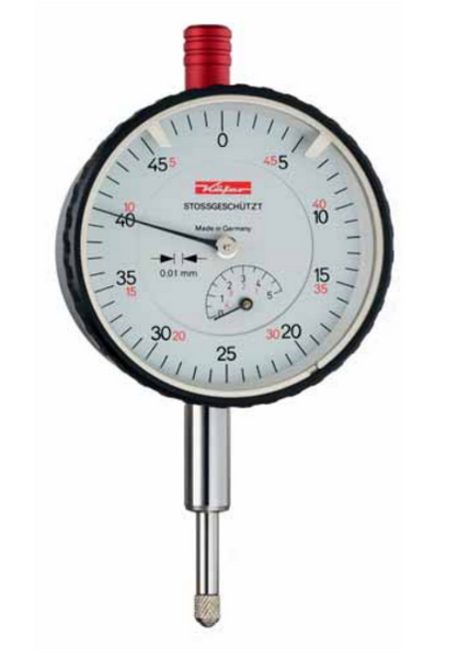 Kafer Dial Gauge M 3aS | Reading - 0.005mm | Range - 5mm | Bezel Ø 58mm