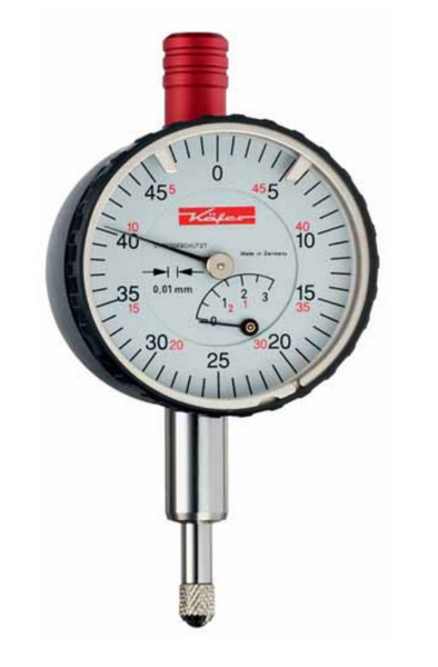 Kafer Small Dial Gauges KM 4 S | Reading - 0.01mm | Range - 3mm