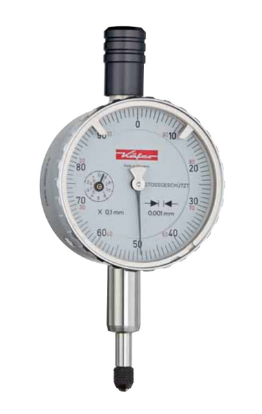 Kafer Small Dial Gauge Feinika KM 1101  | Reading - 0.001mm | Range - 1mm | Bezel 40mm