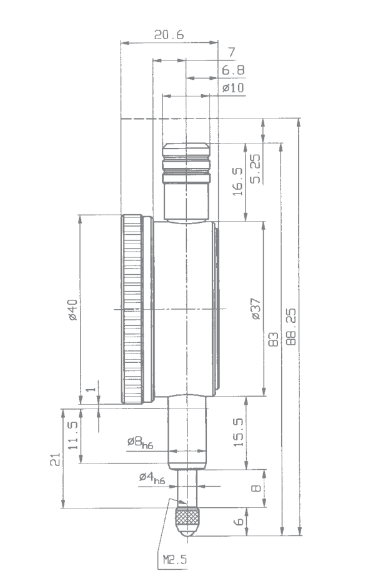 Kafer Error Free Dial Gauge SI-45 | Reading - 0.01mm | Range - 0.4mm