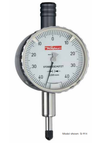 Kafer Error Free Dial Gauge Feinika SI-915 | Reading - 0.01mm | Range - 0.08mm