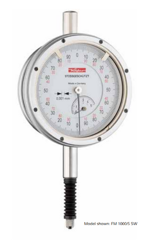 Kafer Dial Gauge FM 1000/5 SW | Reading - 0.001mm | Range - 5mm
