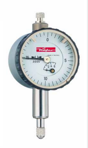 Kafer Small Inch Dial Gauge KZ0 6 T | Reading - .0005" | Range - .120"